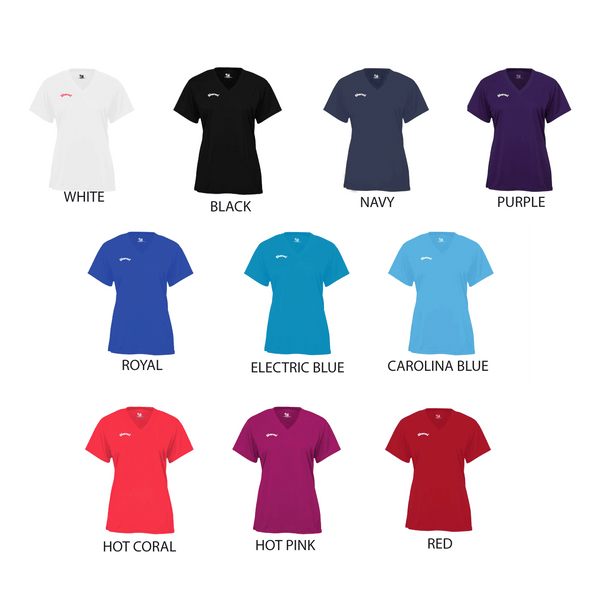 PickleballChicks The Villages Ladies Performance Short Sleeve Option 2 - Back Logo Only