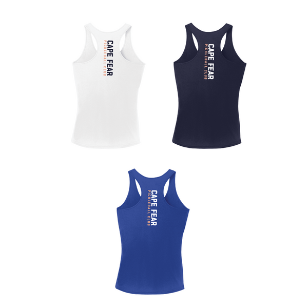 2026 Cape Fear Pickleball Club Ladies Racerback Tank