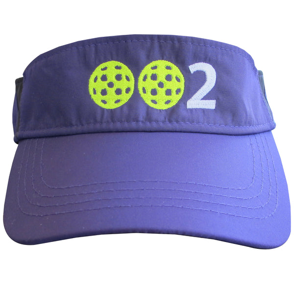 002 Pickleball Embroidered Performance Dri-Fit Visor by Pickleball Xtra