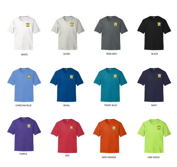 2021 Peace River Picklers Pickleball Men's Performance Short Sleeve Shirt - Design 3