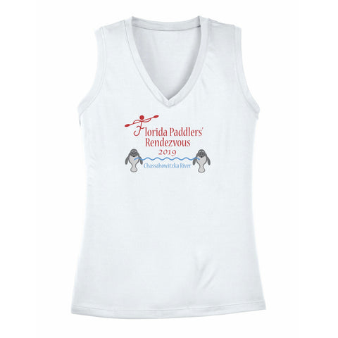 2019 Official Florida Paddlers Rendezvous Ladies Performance Sleeveless Tank