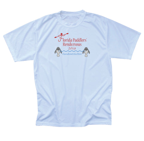 2019 Official Florida Paddlers Rendezvous Men's Performance T-Shirt