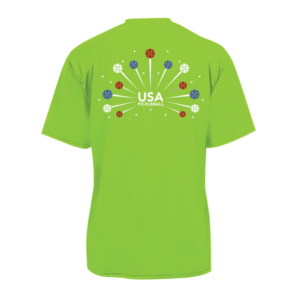 Patriotic Men's Pickleball T-Shirt