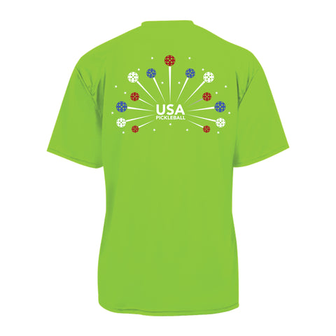 Patriotic Men's Pickleball T-Shirt
