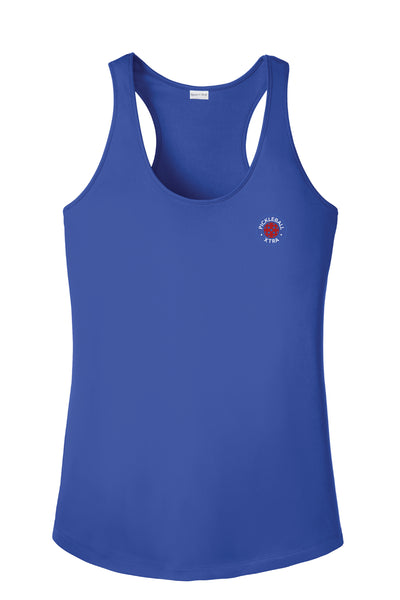 Patriotic Ladies Racerback Pickleball T-Shirt