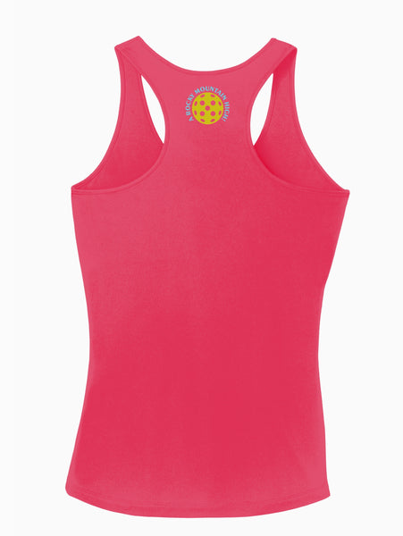 Aspen Colorado Pickleball Ladies Performance Racerback Tank 2019