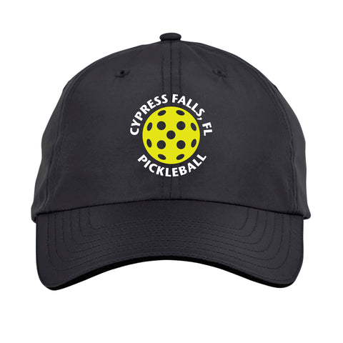 Cypress Falls Pickleball Embroidered Performance Dri-Fit Hat by Pickleball Xtra