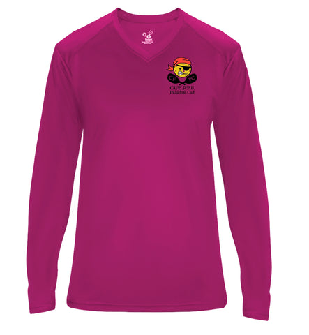 Cape Fear Pickleball Club Ladies Performance Long Sleeve T-Shirt - Option 2
