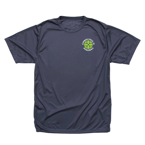 Cypress Falls Pelican Design Men's Performance Crew Neck T-Shirt