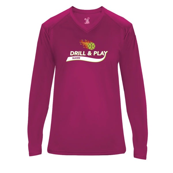 Drill & Play Ladies Performance Long Sleeve