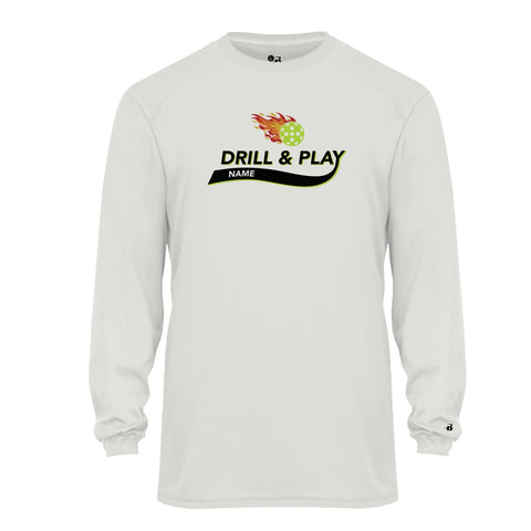 Drill & Play Men's Performance Crew Long Sleeve Shirt