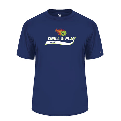 Drill & Play Men's Performance Crew Short Sleeve Shirt