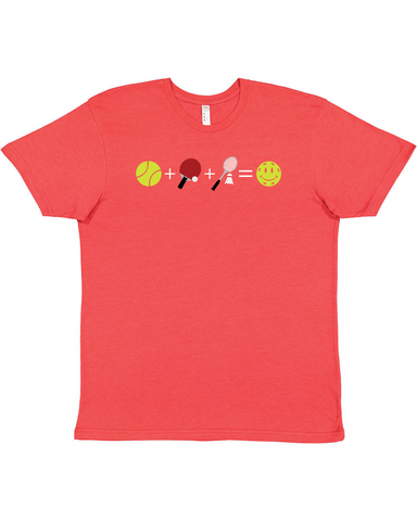 Pickleball Emoji Men's T-Shirt - Vintage heathered T-shirt - Men's T-shirt - Pickleball gift - Pickleball clothing - Pickleball T-Shirt