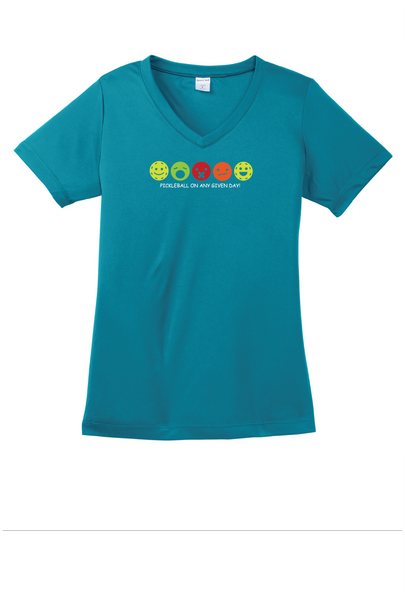 Pickleball Emotions! Ladies T-Shirt