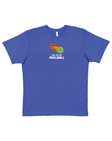 Feel The Heat! Mens Vintage Pickleball T-Shirt