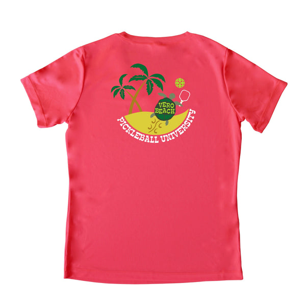 Vero Beach, FL - Pickleball University Club Ladies Performance T-Shirt