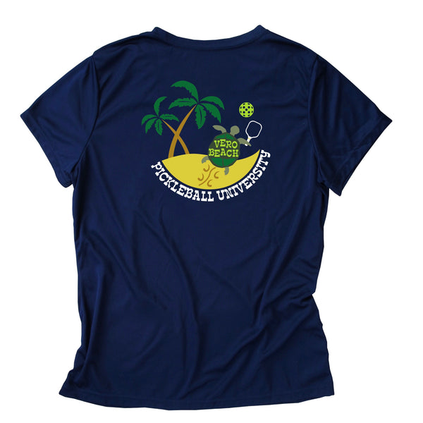 Vero Beach, FL - Pickleball University Club Ladies Performance T-Shirt