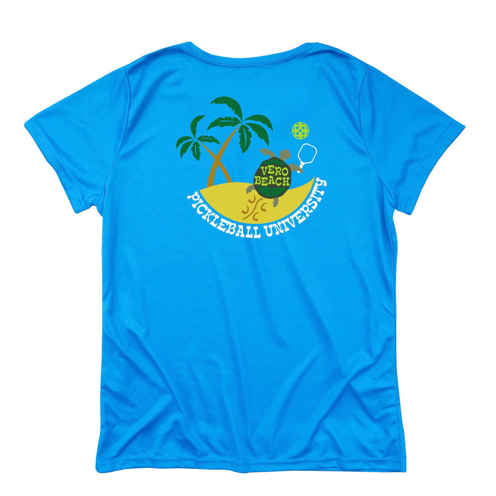 Vero Beach, FL - Pickleball University Club Ladies Performance T-Shirt