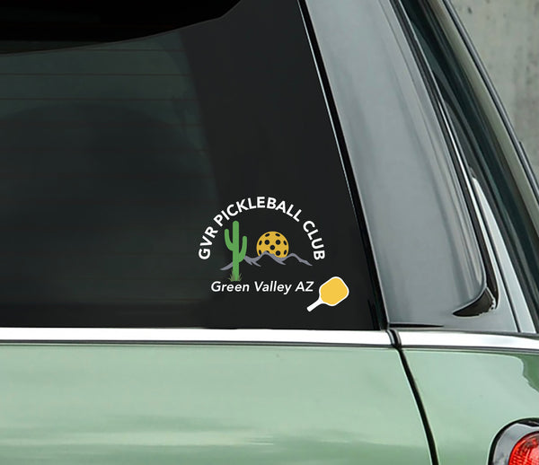 GVR Pickleball Club Decal - Bumper Sticker - Water Bottle Decal