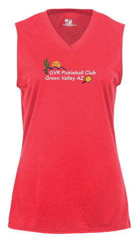 GVR Pickleball Club Ladies Performance Sleeveless Tank