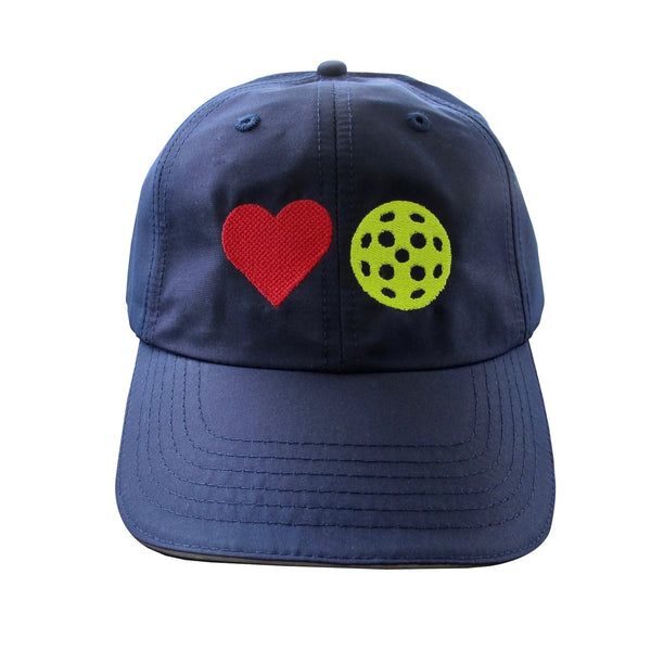 Heart Pickleball Embroidered Hat