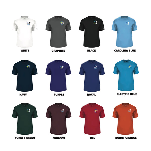 Islandwalk Tennis Men's Performance T-Shirt - Small Front Chest Logo