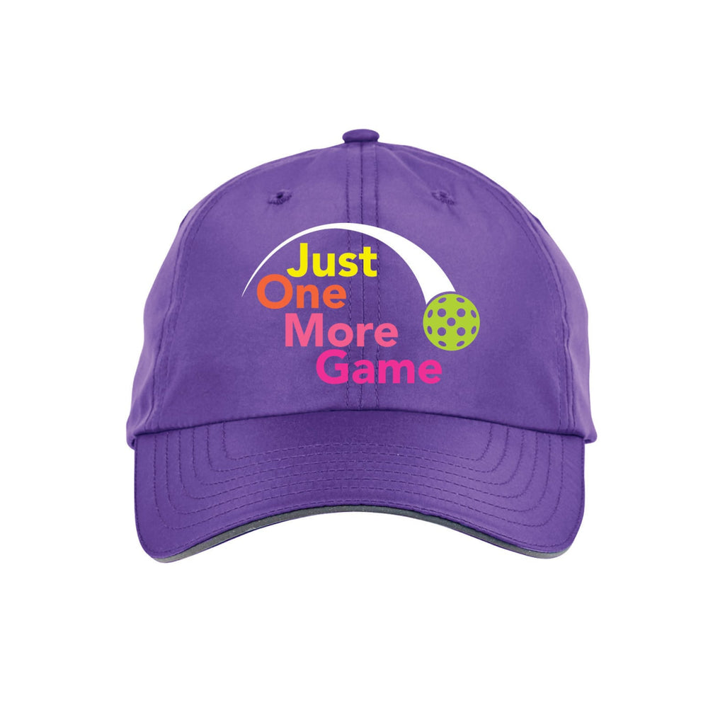 Just One More Game! Pickleball Embroidered Hat