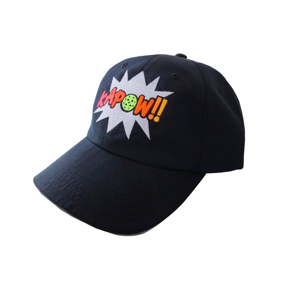 KAPOW!! Pickleball Embroidered Performance Dri-Fit Hat by Pickleball Xtra