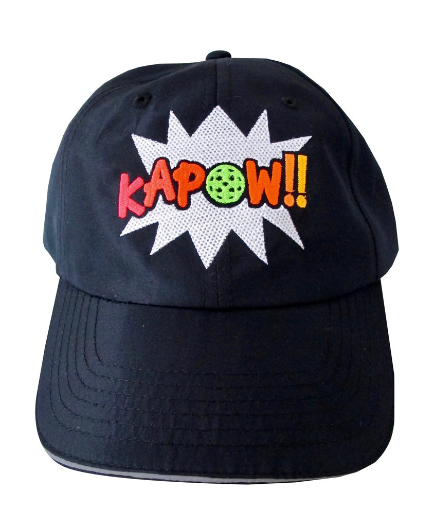 KAPOW!! Pickleball Embroidered Performance Dri-Fit Hat by Pickleball Xtra