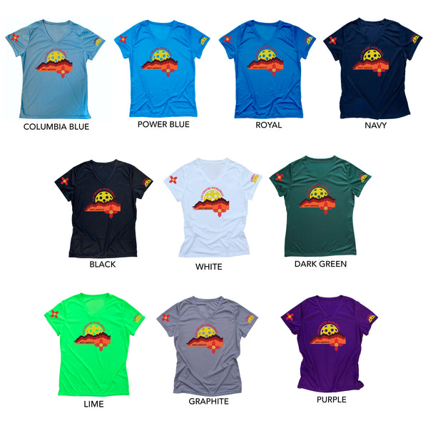 Las Cruces Organ Mountain Ladies Performance Pickleball T-Shirt