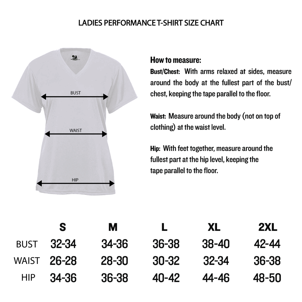 Dri fit shirt size chart sales