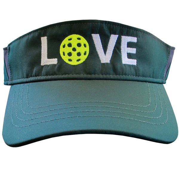 LOVE Pickleball Embroidered Performance Dri-Fit Visor by Pickleball Xtra