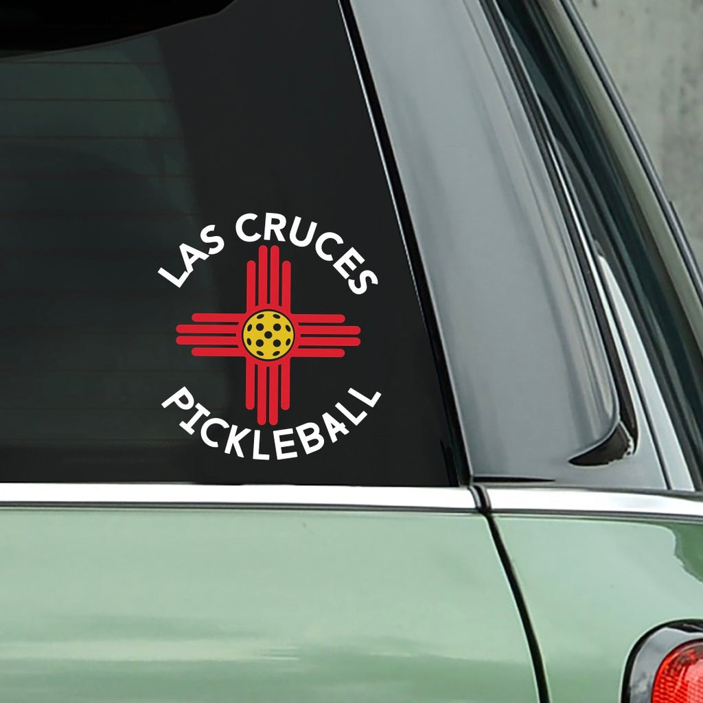 Las Cruces Pickleball Decal - Bumper Sticker - Water Bottle Sticker