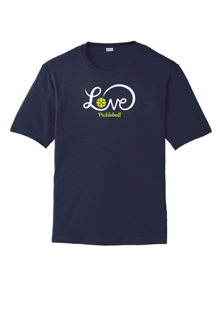 Love Pickleball Ribbon Mens T-Shirt