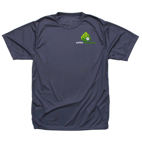 Aspen Pickleball Men's Performance T-Shirt - Front Chest Logo