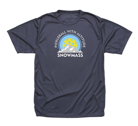 Snowmass Colorado Pickleball Performance Men's T-Shirt - Design 1