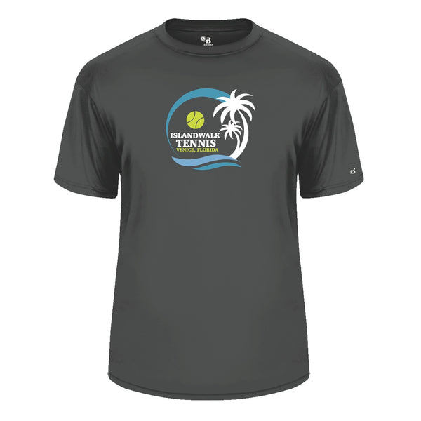 Islandwalk Tennis Men's Performance T-Shirt - Large Front Logo