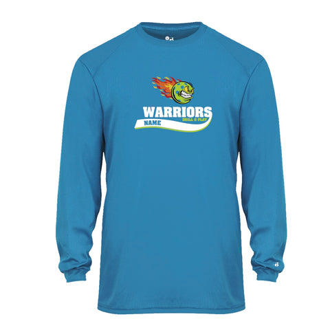 Warriors Men's Performance Crew Long Sleeve Shirt