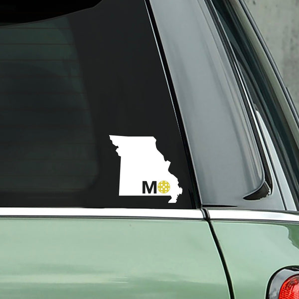 Missouri Pickleball Decal #3- Bumper Sticker