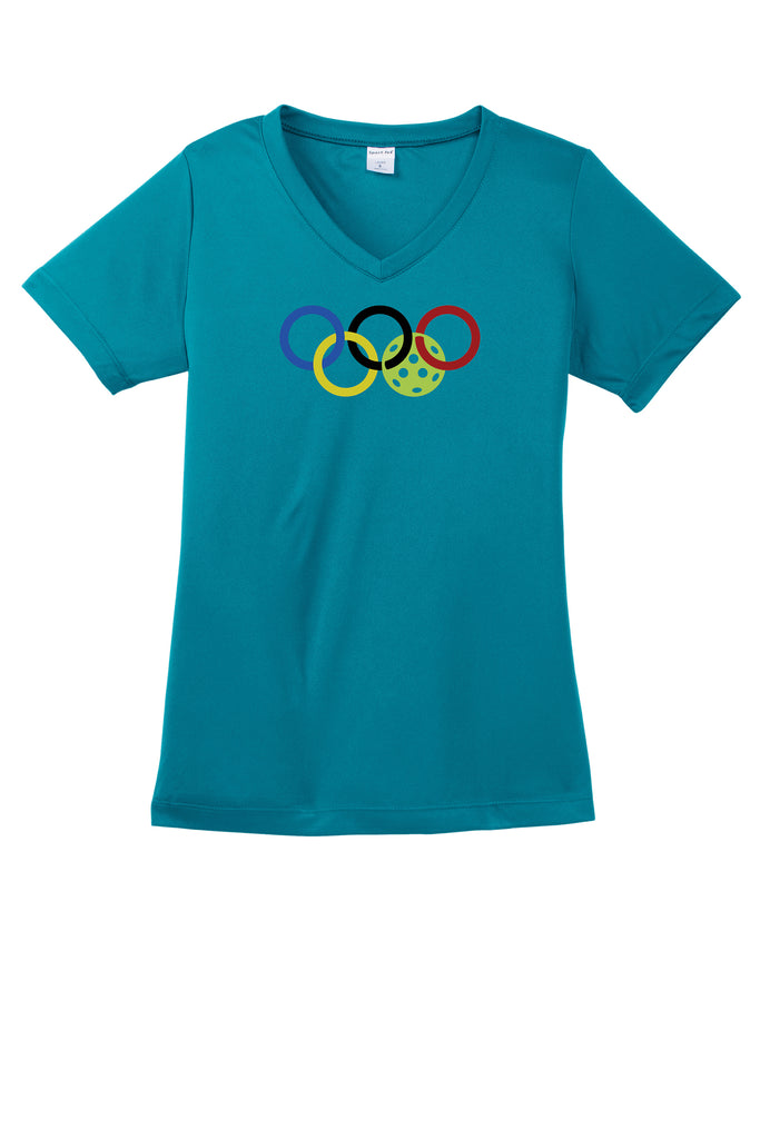 Olympic Pickleball Ladies Performance T-Shirt – Pickleball Xtra