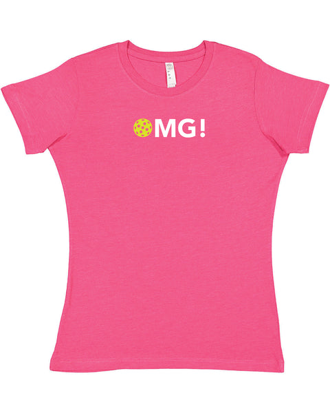 OMG! Ladies Vintage Pickleball T-Shirt