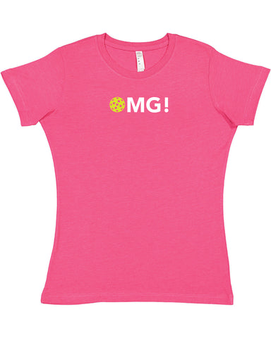 OMG! Ladies Vintage Pickleball T-Shirt