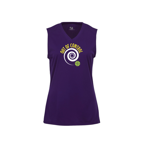 Out of Control - ladies Sleeveless - Pickleball Gear
