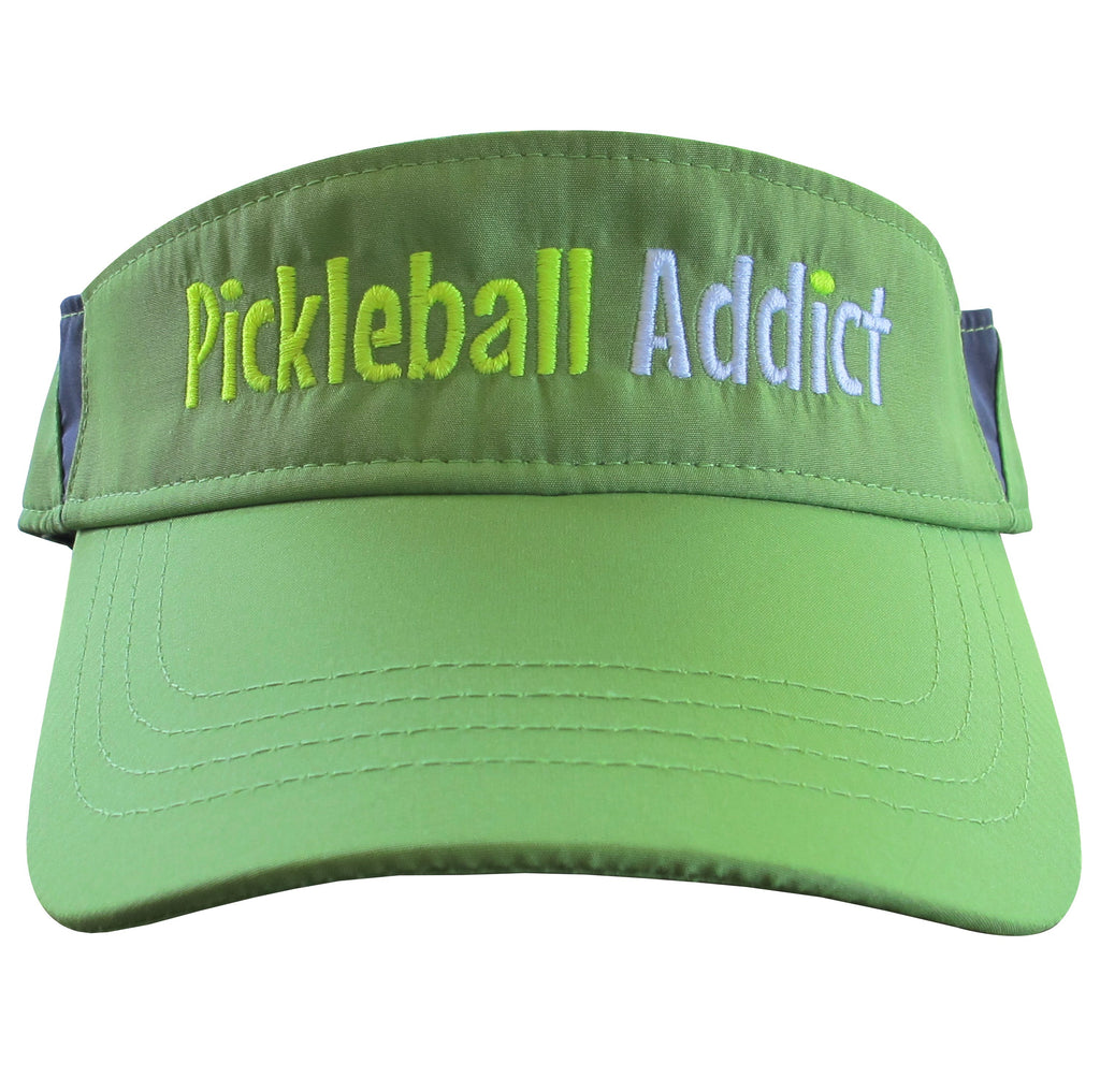 Pickleball Addict Embroidered Performance Dri-Fit Visor by Pickleball Xtra