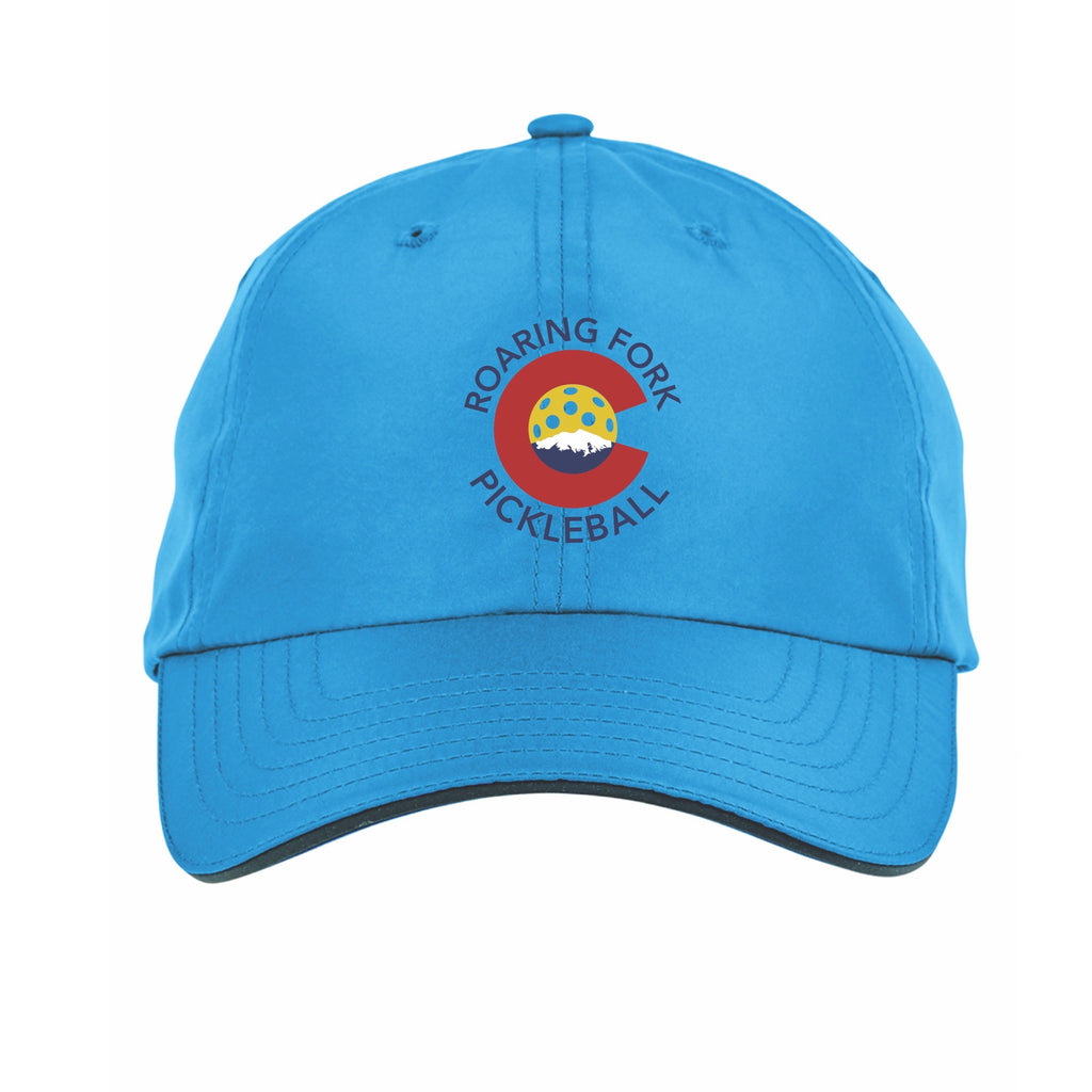 Roaring Fork Pickleball Embroidered Performance Dri-Fit Hat by Pickleball Xtra