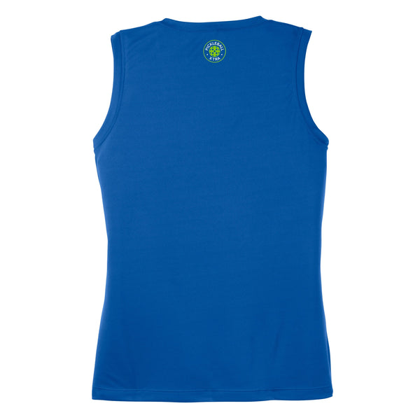 Aspen Pickleball Ladies Performance Sleeveless Tank - Front Chest Logo