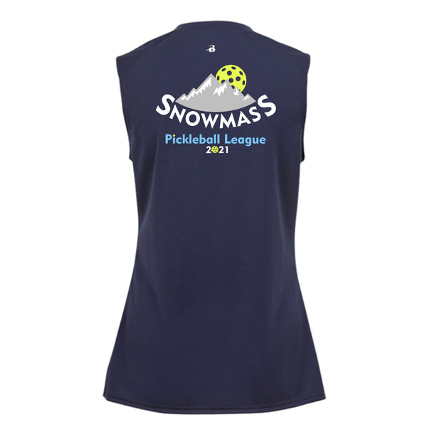 Snowmass 2021 Pickleball Ladies Performance Sleeveless Tank