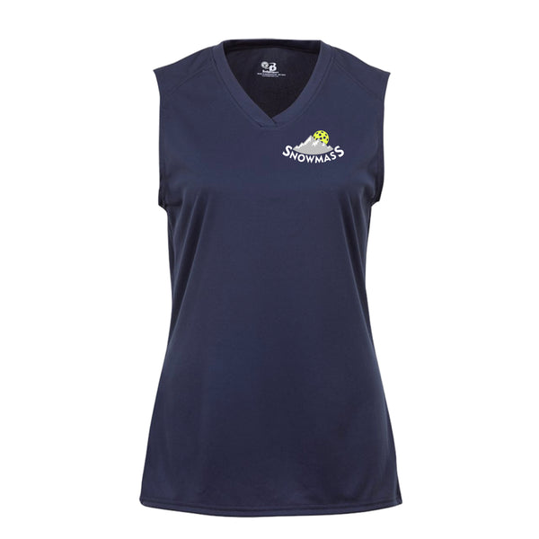 Snowmass 2021 Pickleball Ladies Performance Sleeveless Tank