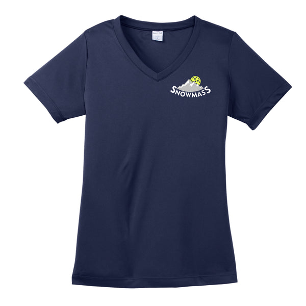 Snowmass 2021 Pickleball Ladies Performance Short Sleeve T-Shirt