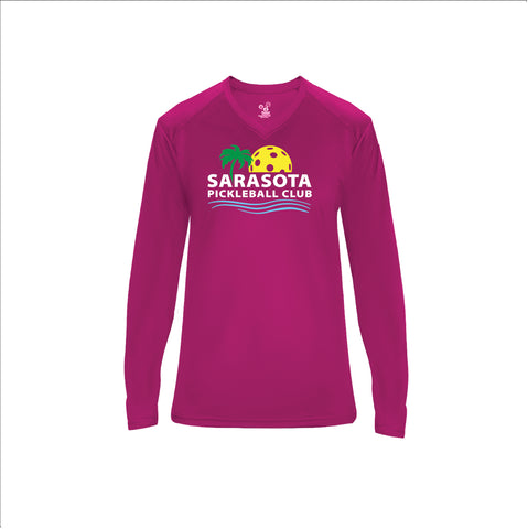 2021 Sarasota Pickleball Club Ladies Performance Long Sleeve Shirt
